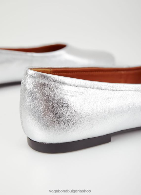 бг Vagabond Жени jolin обувки сребриста метална кожа 082J216 обувки