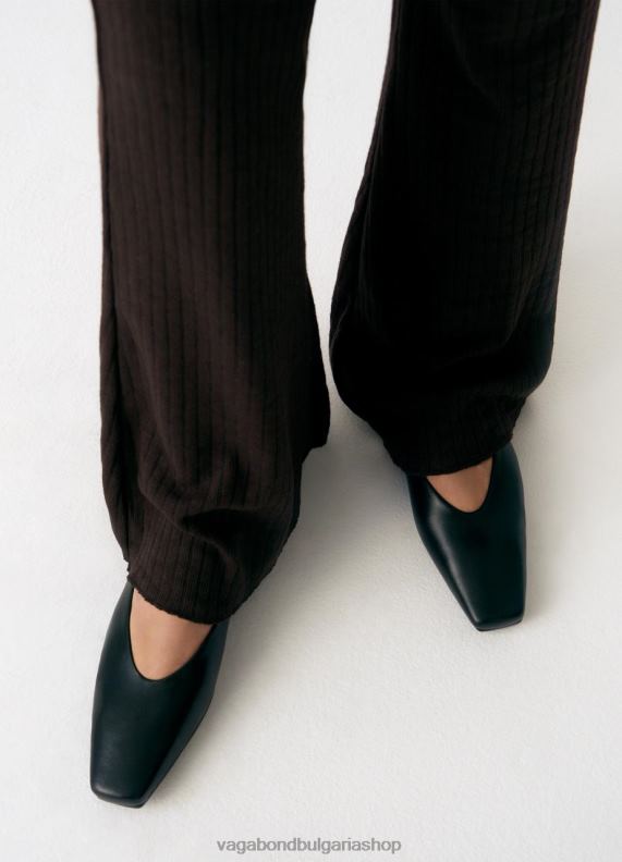 бг Vagabond Жени обувки wioletta Черна кожа 082J213 обувки