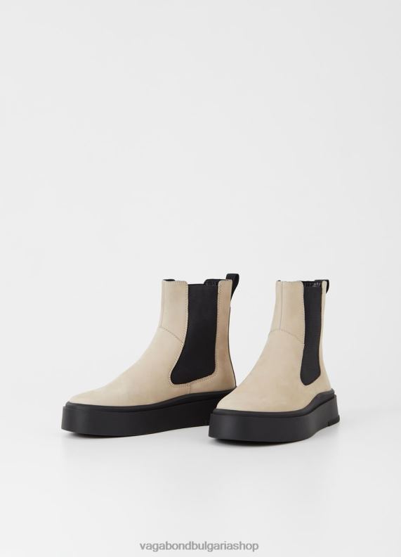 бг Vagabond Жени стейси ботуши бежов набук 082J2225 обувки