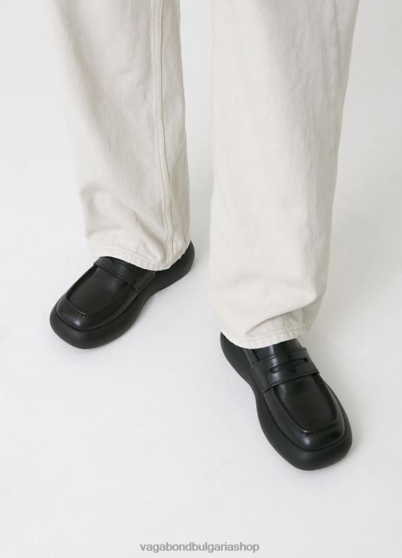 бг Vagabond Жени мокасини janic Черна кожа 082J2159 обувки