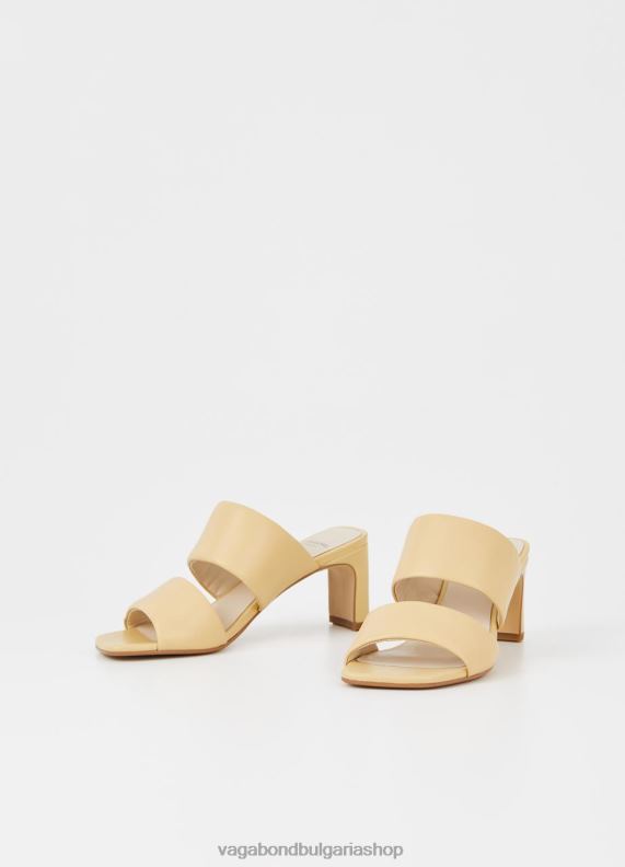 бг Vagabond Жени сандали Луиза светло жълта кожа 082J262 обувки