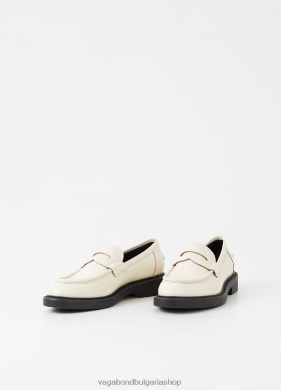 мръсно бяла полирана кожа