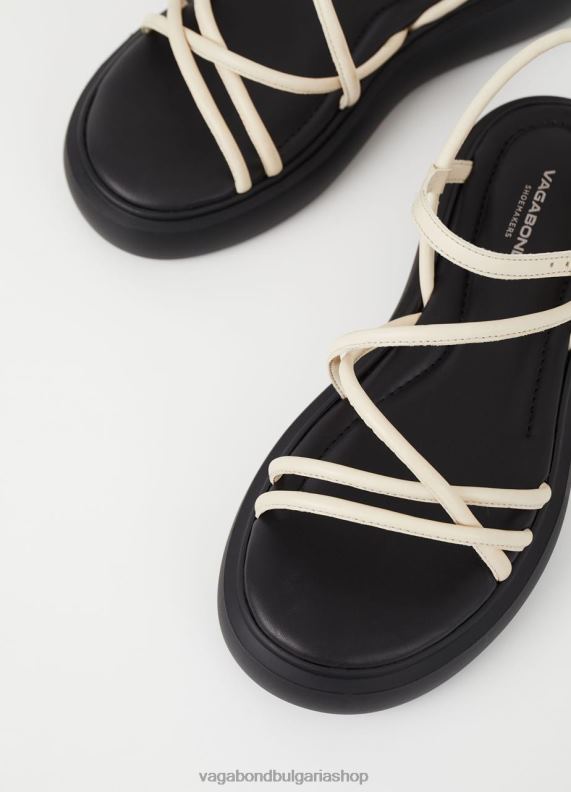 бг Vagabond Жени blenda сандали мръсно бяла кожа 082J286 обувки