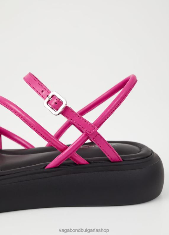 бг Vagabond Жени blenda сандали розова кожа 082J220 обувки