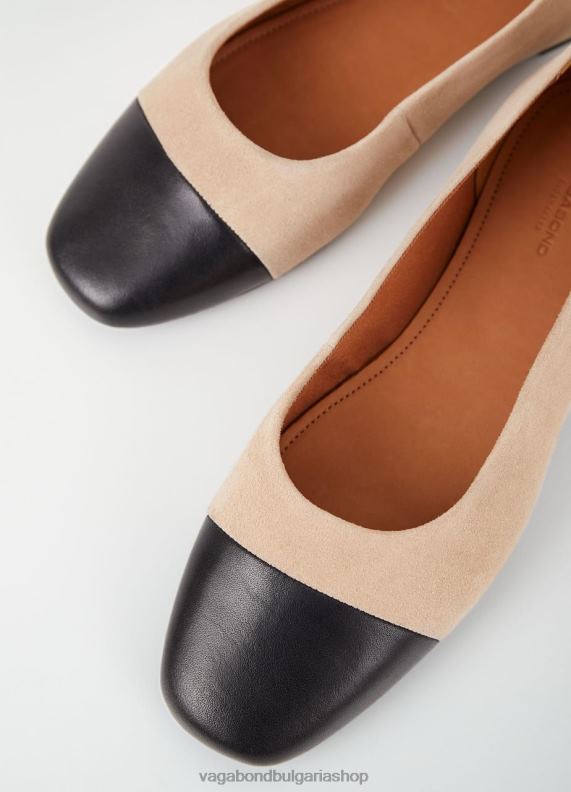 бг Vagabond Жени jolin обувки бежов велур/кожа 082J26 обувки