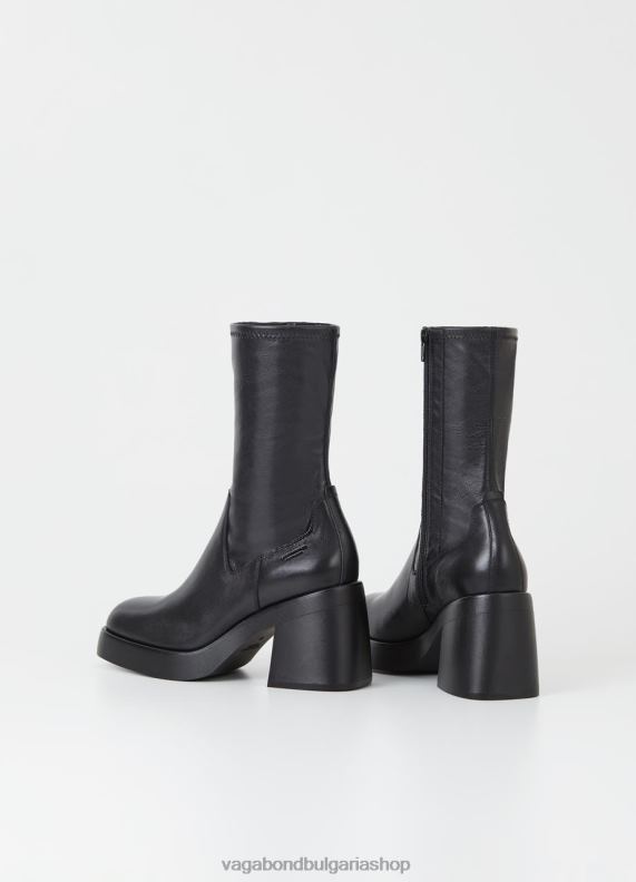 бг Vagabond Жени Брук ботуши черна кожа/гребен 082J2205 обувки