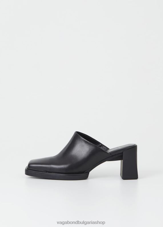 бг Vagabond Жени Едуина Мулс Черна кожа 082J2126 обувки