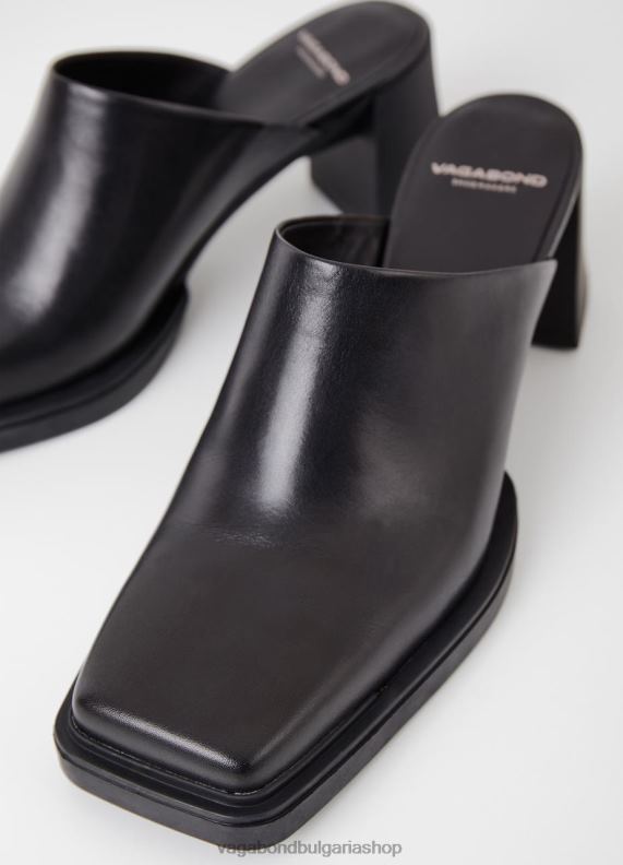 бг Vagabond Жени Едуина Мулс Черна кожа 082J2126 обувки