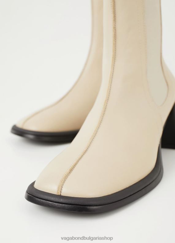 бг Vagabond Жени анси ботуши бежова кожа 082J2199 обувки