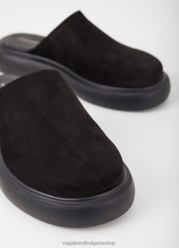 бг Vagabond Жени бленда мулета черен набук 082J2120 обувки