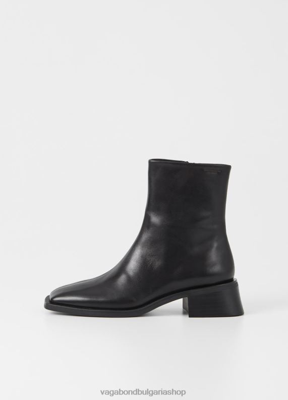 бг Vagabond Жени ботуши blanca Черна кожа 082J2208 обувки
