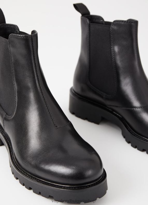 бг Vagabond Жени ботуши kenova Черна кожа 082J2224 обувки