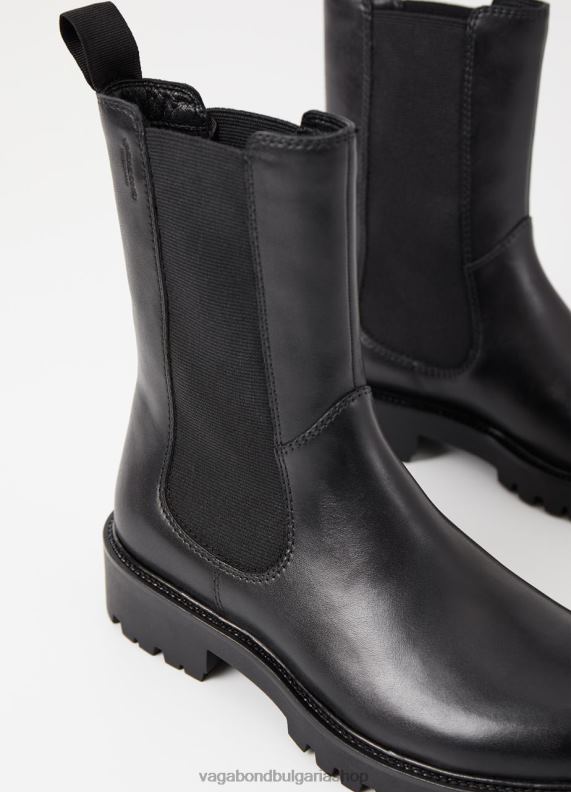 бг Vagabond Жени ботуши kenova Черна кожа 082J2227 обувки