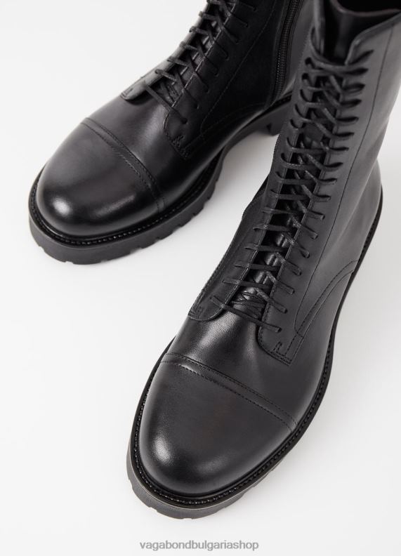 бг Vagabond Жени ботуши kenova Черна кожа 082J2232 обувки