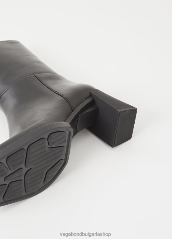 бг Vagabond Жени ботуши Едуина Черна кожа 082J2216 обувки