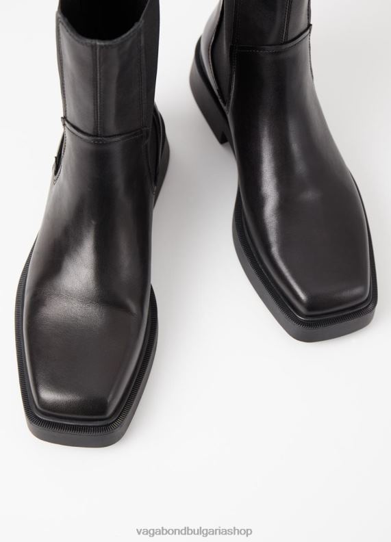 бг Vagabond Жени ботуши джилиан Черна кожа 082J2203 обувки