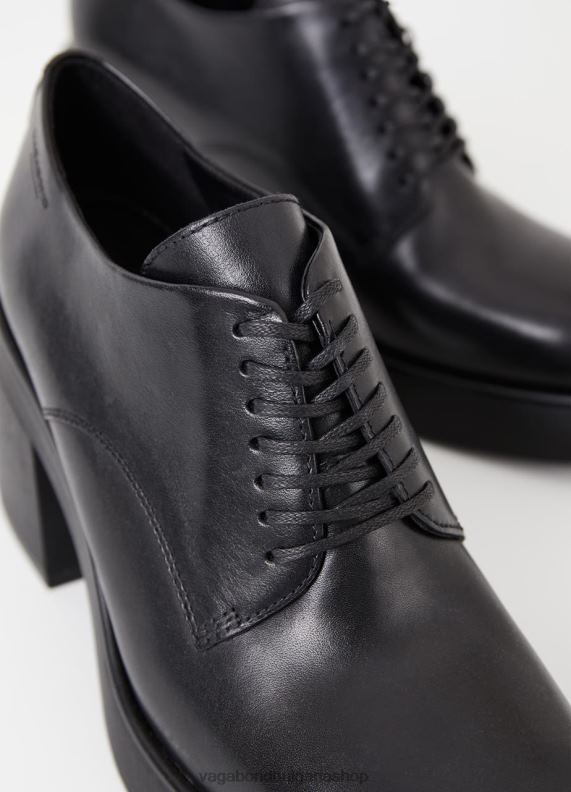 бг Vagabond Жени брук обувки Черна кожа 082J2195 обувки