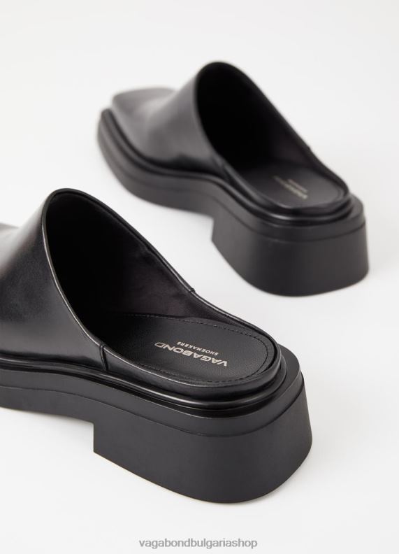 бг Vagabond Жени ейра мулета Черна кожа 082J2122 обувки