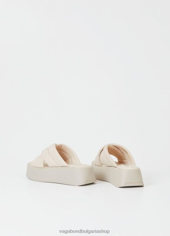 бг Vagabond Жени кортни сандали мръсно бяла кожа 082J260 обувки