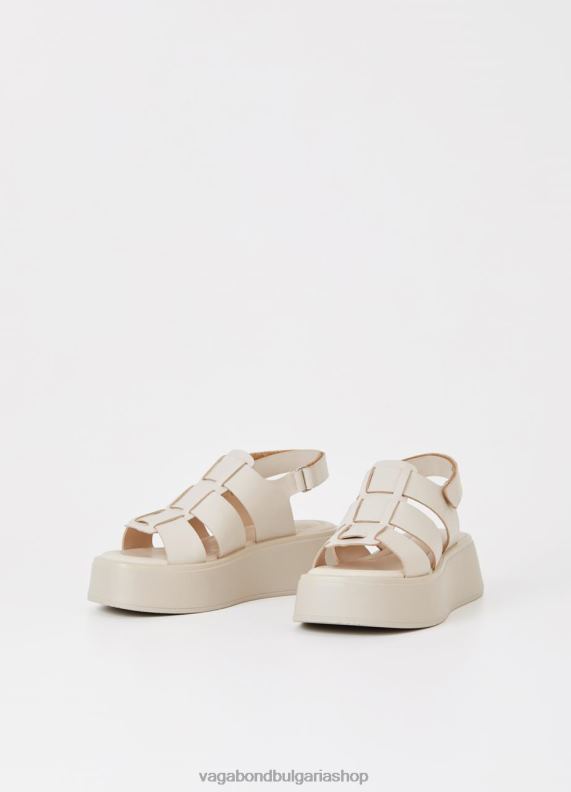 бг Vagabond Жени кортни сандали мръсно бяла кожа 082J271 обувки