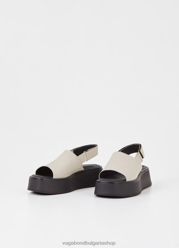 бг Vagabond Жени кортни сандали мръсно бяла кожа 082J284 обувки