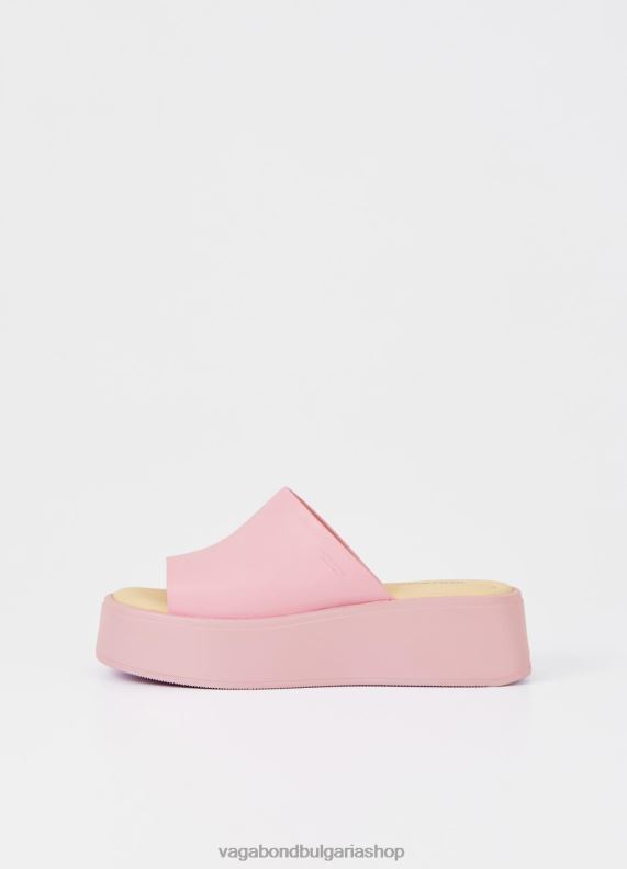 бг Vagabond Жени кортни сандали розова кожа 082J265 обувки