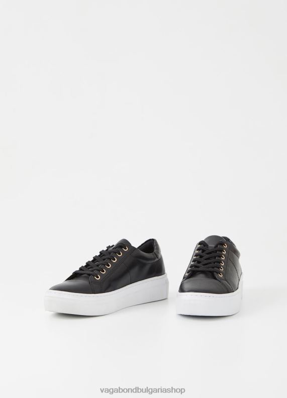 бг Vagabond Жени маратонки на платформа zoe Черна кожа 082J2185 обувки