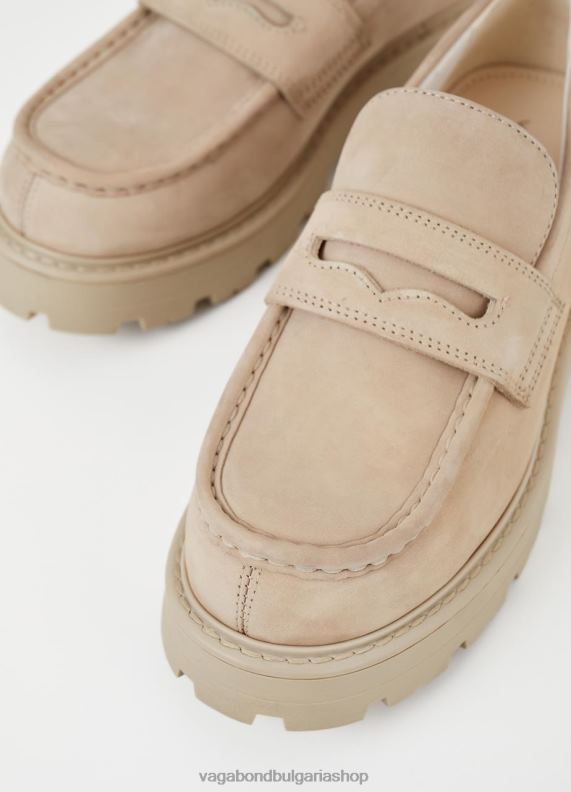 бг Vagabond Жени мокасина cosmo 20 бежов набук 082J2162 обувки