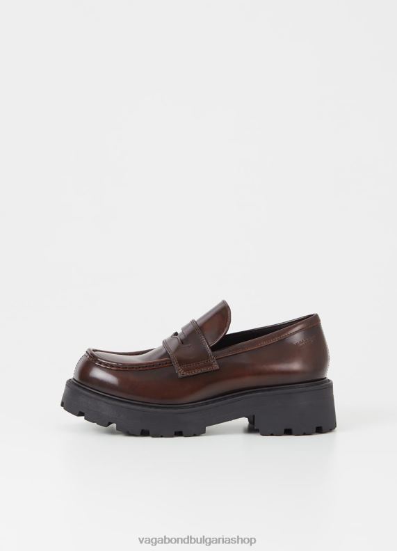 бг Vagabond Жени мокасина cosmo 20 кафява полирана кожа 082J2163 обувки