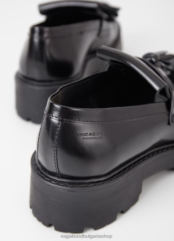 бг Vagabond Жени мокасина cosmo 20 черна полирана кожа 082J2158 обувки