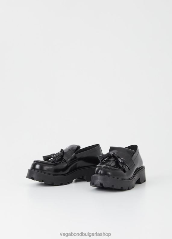 бг Vagabond Жени мокасина cosmo 20 черна полирана кожа 082J2158 обувки