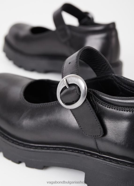 бг Vagabond Жени обувки cosmo 20 Черна кожа 082J292 обувки