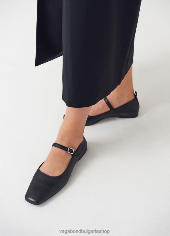 бг Vagabond Жени обувки delia Черна кожа 082J23 обувки