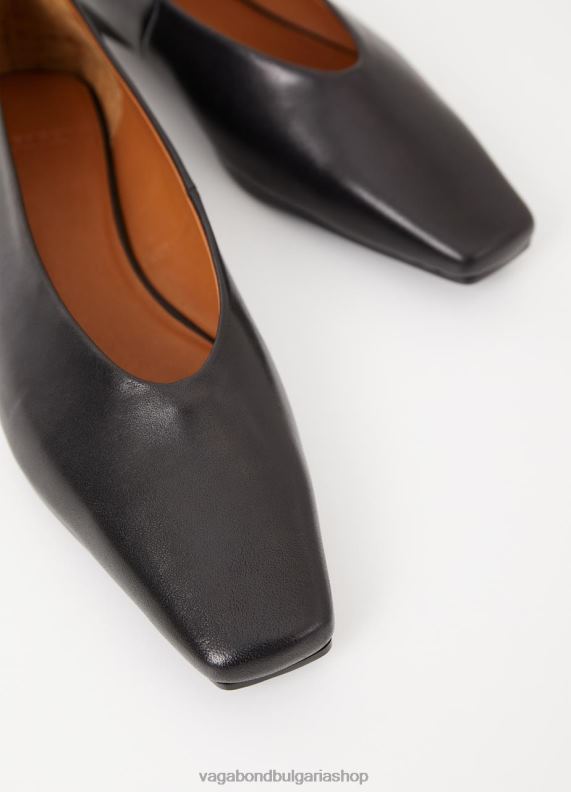 бг Vagabond Жени обувки wioletta Черна кожа 082J213 обувки