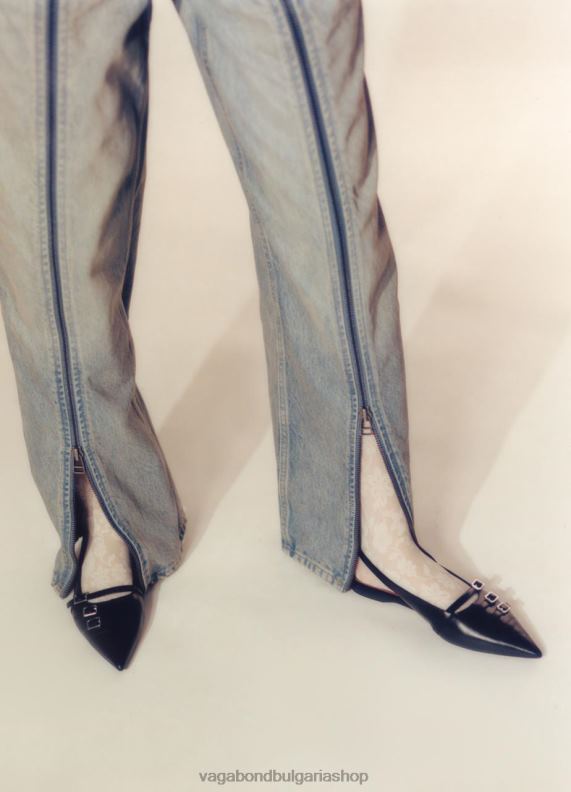 бг Vagabond Жени обувки хермина Черна кожа 082J2190 обувки