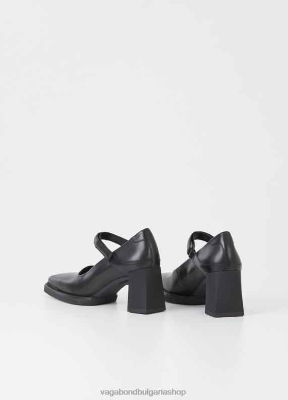 бг Vagabond Жени помпи Edwina Черна кожа 082J299 обувки