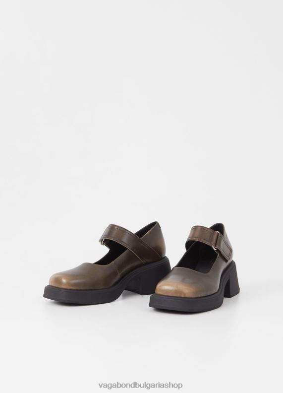 бг Vagabond Жени помпи dorah кафява четка за кожа 082J2100 обувки