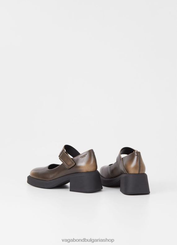 бг Vagabond Жени помпи dorah кафява четка за кожа 082J2100 обувки