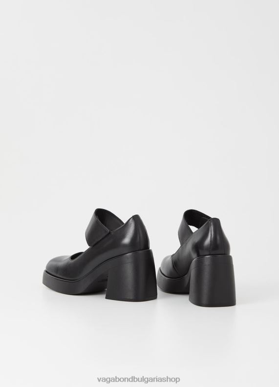 бг Vagabond Жени помпи Брук Черна кожа 082J294 обувки