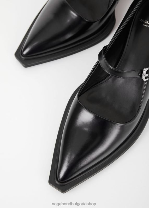 бг Vagabond Жени помпи Вивиан черна полирана кожа 082J298 обувки