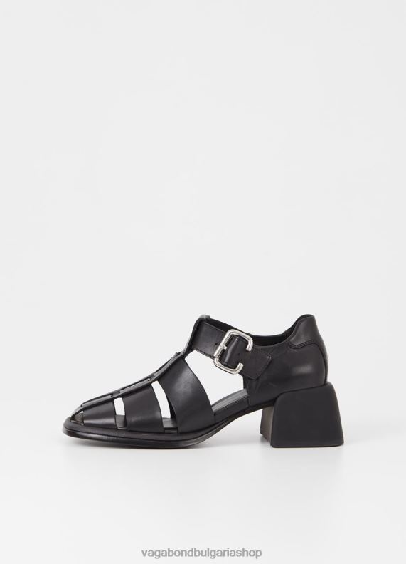 бг Vagabond Жени сандали Ansie Черна кожа 082J246 обувки