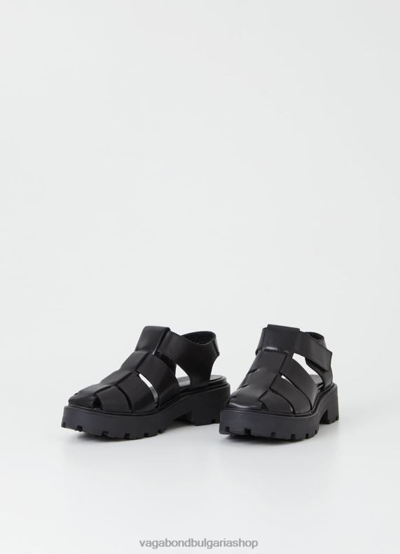 бг Vagabond Жени сандали cosmo 20 Черна кожа 082J247 обувки