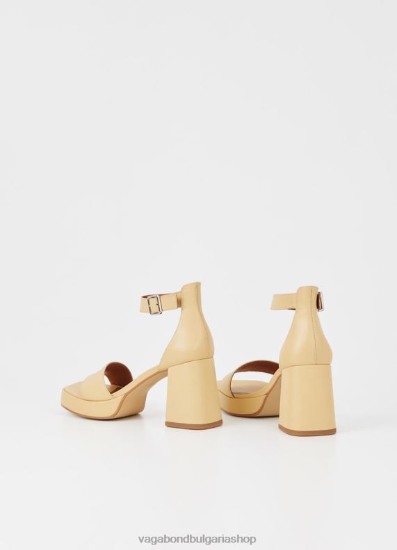 бг Vagabond Жени сандали fiona жълта кожа 082J237 обувки