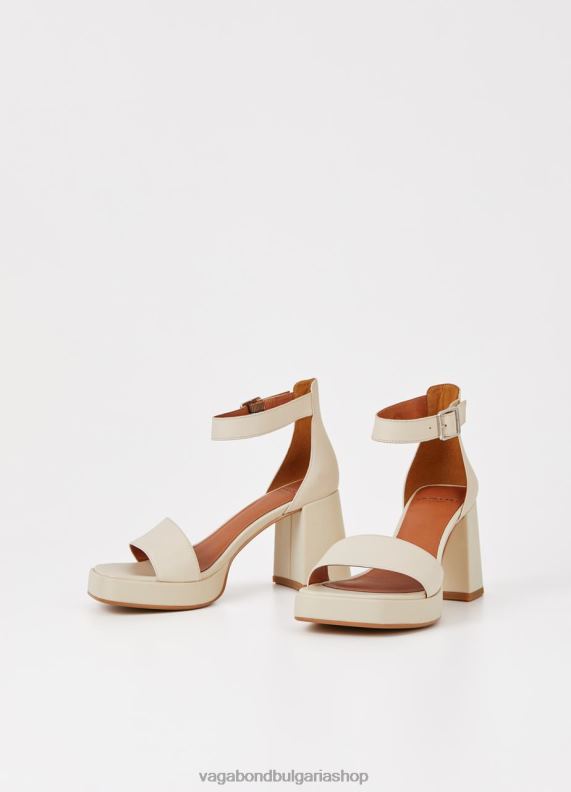 бг Vagabond Жени сандали fiona мръсно бяла кожа 082J236 обувки