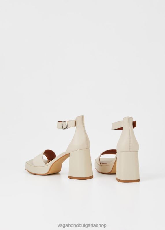 бг Vagabond Жени сандали fiona мръсно бяла кожа 082J236 обувки