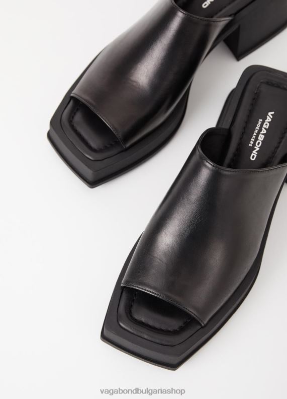 бг Vagabond Жени сандали hennie Черна кожа 082J276 обувки