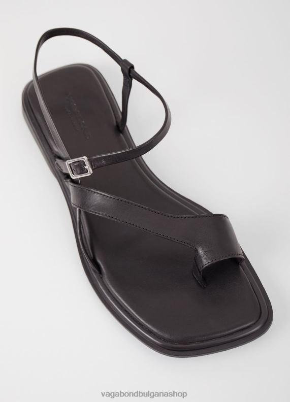 бг Vagabond Жени сандали izzy Черна кожа 082J291 обувки