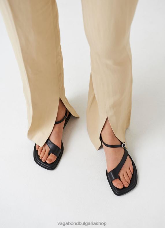 бг Vagabond Жени сандали izzy Черна кожа 082J291 обувки