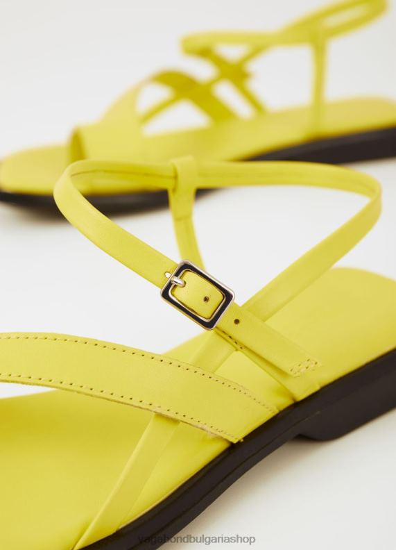 бг Vagabond Жени сандали izzy светло зелена кожа 082J254 обувки