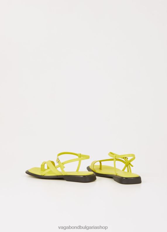 бг Vagabond Жени сандали izzy светло зелена кожа 082J254 обувки